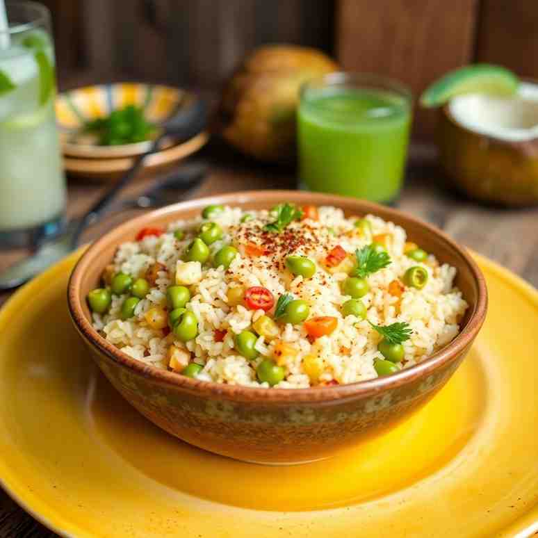 Bahamian Peas & Rice Easy Coconut Milk Recipe